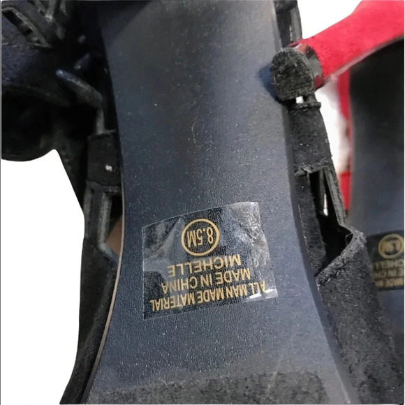 Paprika 2 Pairs Laser Cut Detail Lace up Heels Size 8.5 
Approx 4” heel - Picture 7 of 15